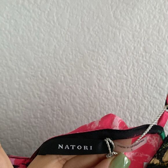 Natori Floral Print Pajama Set - Picture 11 of 13